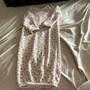 Carter's Floral Kids Pajama Nightgown - Pink and White
